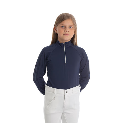 Equinavia Alma Kids Long Sleeve Sun Shirt - Navy