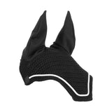 Equinavia Voss All Purpose Saddle Pad and Bonnet Set - Black/White