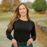 Equinavia Elin Womens Seamless Long Sleeve Top - Black