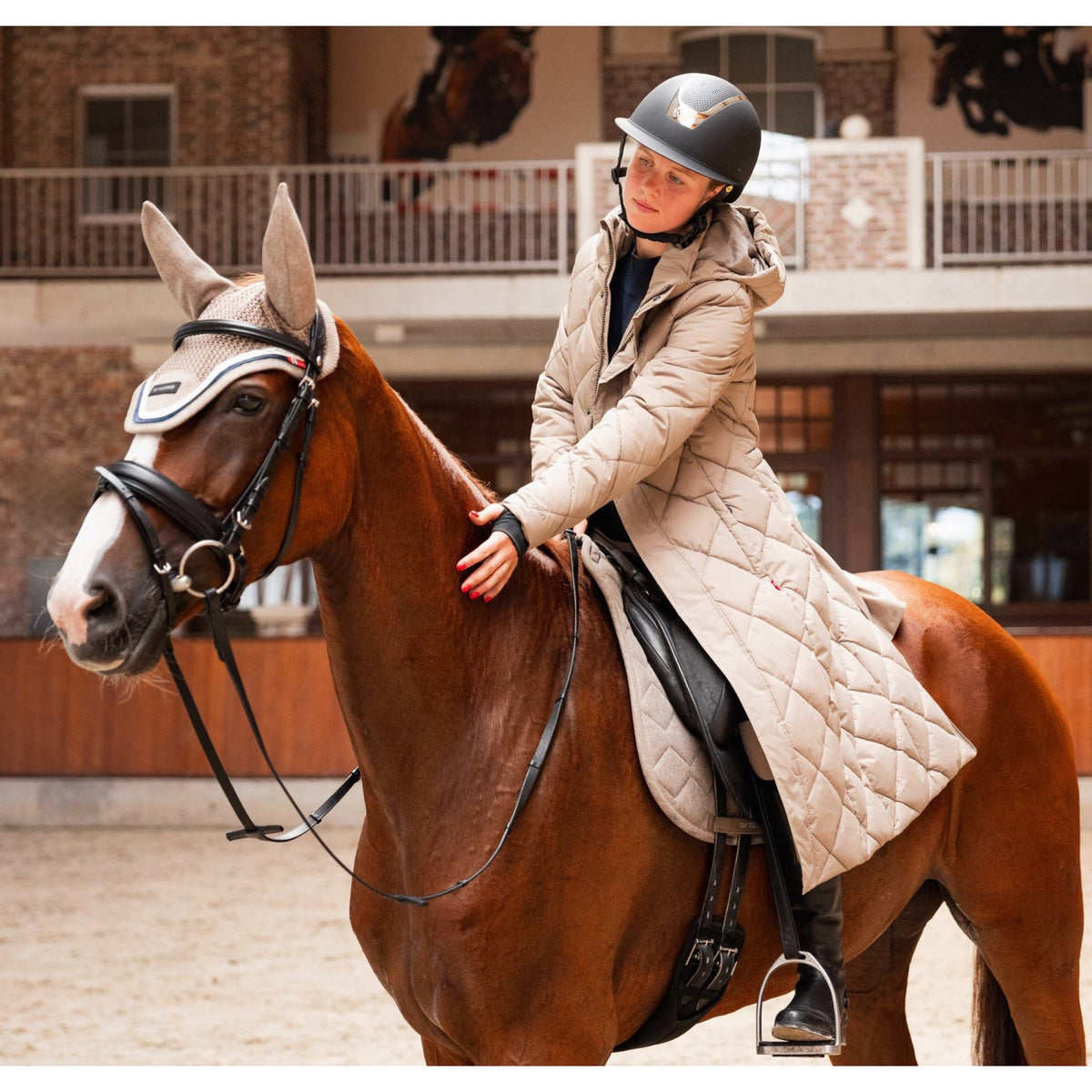 B Vertigo Gem Insulated Long Riding Jacket - Mud Brown – Extreme Tack