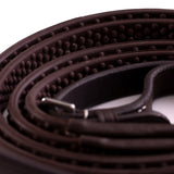 Equinavia Saga Fancy Stitched Figure 8 Bridle & Reins - Chocolate Brown