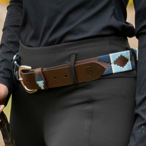Equinavia Siri Polo Belt - Brown/Blue