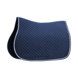 Equinavia Voss All Purpose Saddle Pad and Bonnet Set -  Bluestone Blue/White