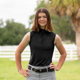 Equinavia Kari Womens NordicAir™ Sleeveless Sun Shirt - Black