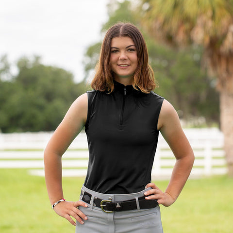 Equinavia Kari Womens NordicAir™ Sleeveless Sun Shirt - Black