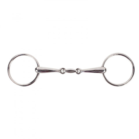 Horze Lozenge Link Loose Ring Snaffle Bit - 16mm Width