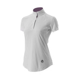 Equinavia Sonja Womens Short Sleeve Show Shirt - White/Orchid Mist