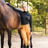 Horze Karla Womens Tech Training Half Zip Shirt - Caviar Black