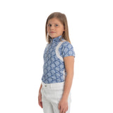 Equinavia Alma Kids Short Sleeve Sun Shirt - Dusty Blue