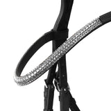 Horze Highbury Anatomical Crystal Dressage Bridle - Black