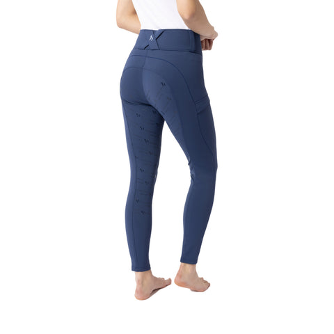 Horze Camille Womens Full Seat Functional Breeches - Insignia Blue