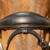 Equinavia Valkyrie Anatomic Dressage Bridle with Rubber Reins - Black