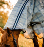 Horseware® Newmarket Plus Fly Sheet - Navy Plaid (includes neck cover)