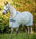 Horseware® Newmarket Plus Fly Sheet - Navy Plaid (includes neck cover)