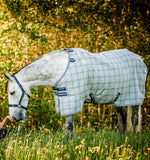 Horseware® Newmarket Plus Fly Sheet - Navy Plaid (includes neck cover)