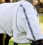 Amigo Summer Sheet Plus (Aussie Allrounder)-Disc Front- Navy Check/ Titanium Grey/ Silver