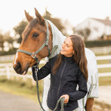 Horze Fiora Womens Light Weight Waterproof Jacket - Dark Navy