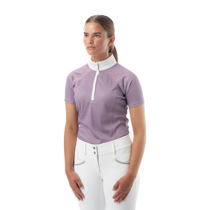 Equinavia Ingrid Womens Short Sleeved Show Shirt - Dusty Rose