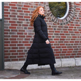Horze Paloma Womens Insulated Long Coat - Caviar