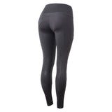 Horze Celia Womens Full Seat Winter Tights - Pavement Grey
