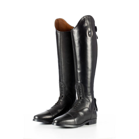 Equinavia Karolina Womens Leather Field Boots - Black/Regular Height