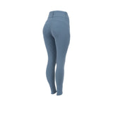 Horze Sophie Womens High Waist Full Grip Breeches - Blue Fusion