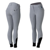 Equinavia Annika Womens Silicone Full Seat Breeches - Ultimate Grey