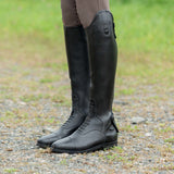 Equinavia Karolina Womens Leather Field Boots - Black/Regular Height