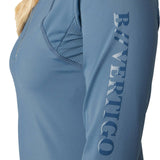 B Vertigo Inez Technical Long Sleeved Shirt - Reflecting Pond