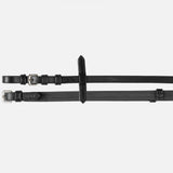 Horze Slender Intertwined Reins Black and Brown
