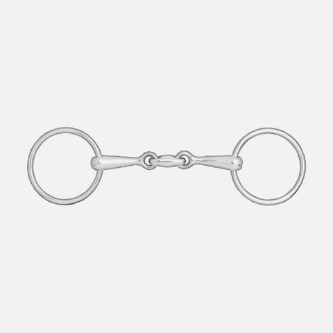 Horze Lozenge Link Loose Ring Snaffle Bit - 13mm Width