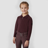 Horze Tiana Kids Long Sleeved Polo Shirt- Two Colors
