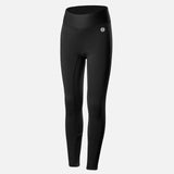 Horze Active Kids Silicone Full Seat Winter Tights - Black
