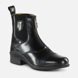 B Vertigo Women's Saturn Front-Zip Leather Paddock Boots