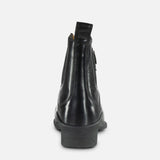 B Vertigo Women's Saturn Front-Zip Leather Paddock Boots