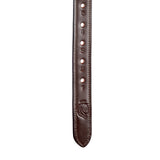 Equinavia Saga Non Stretch Stirrup Leathers - Chocolate Brown & Black