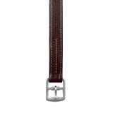 Equinavia Saga Non Stretch Stirrup Leathers - Chocolate Brown & Black
