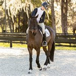 Equinavia Martha Womens Long Sleeved Show Shirt - Navy/White