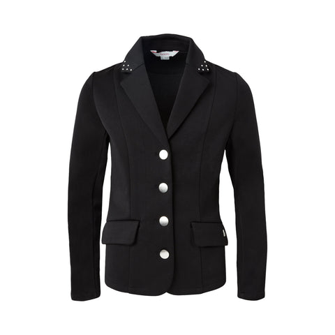 Horze Queeny Kids Show Coat - Black