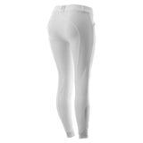 Equinavia Astrid Womens Silicone Full Seat Breeches - White/Light Grey