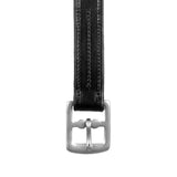 Equinavia Saga Non Stretch Stirrup Leathers - Chocolate Brown & Black