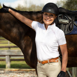 Equinavia Ingrid Womens Short Sleeved Show Shirt - White