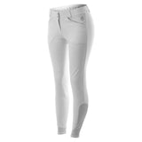 Equinavia Astrid Womens Silicone Full Seat Breeches - White/Light Grey