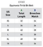 Equinavia Tirild Bit Belt - Black/Grey