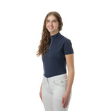 Equinavia Selma Womens Short Sleeve Sun Shirt - Navy