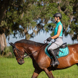 Equinavia Copenhagen Stay Put All Purpose Saddle Pad - Turquoise