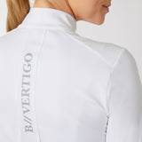 B Vertigo Iris Womens Training and Show Shirt - White