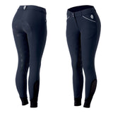 Equinavia Astrid Womens Summer Full Seat Breeches - Navy/White