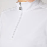 B Vertigo Iris Womens Training and Show Shirt - White
