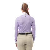 Equinavia Martha Womens Long Sleeved Show Shirt - Lavender/ White